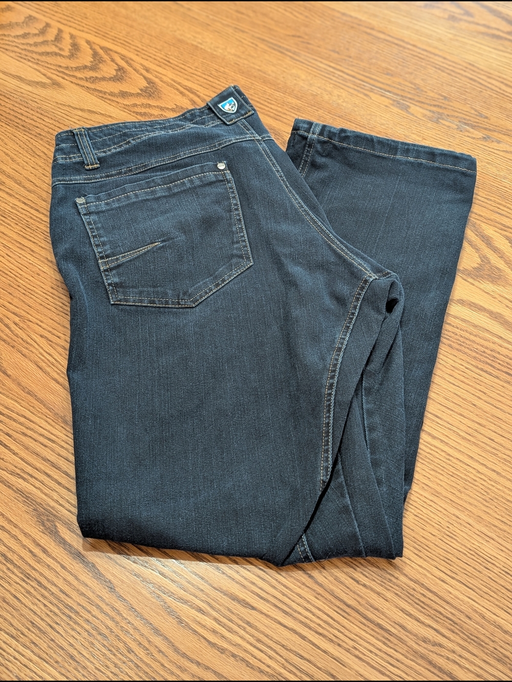 KÜHL Disruptr Performance Denim Jeans Men's 36x30 Dark Wash Stretch Utility Pant